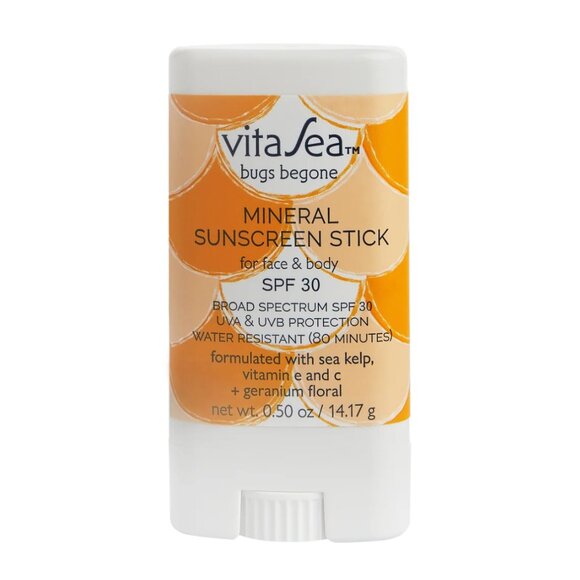 Vitasea Bugs Begone Mineral Sunscreen Stick SPF 30 - Picture 2 of 4